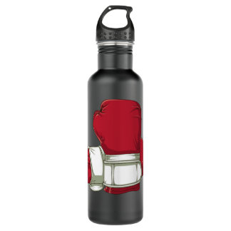 Boxhandschuh Sport Boxer Geschenk Männer 1049 Edelstahlflasche