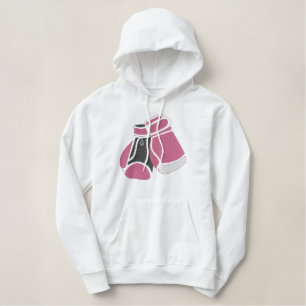 Boxhandschuhe Bestickter Hoodie