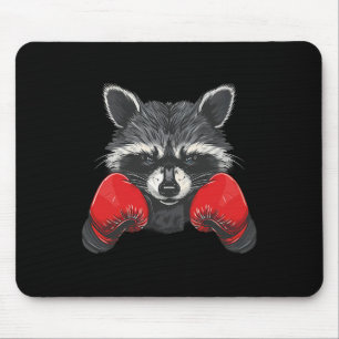 Boxhandschuhe für Box-Waschbärenliebhaber Kickboxe Mousepad