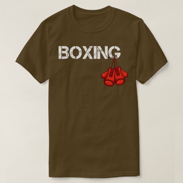 Boxhandschuhe für Boxer T-Shirt (Design vorne)