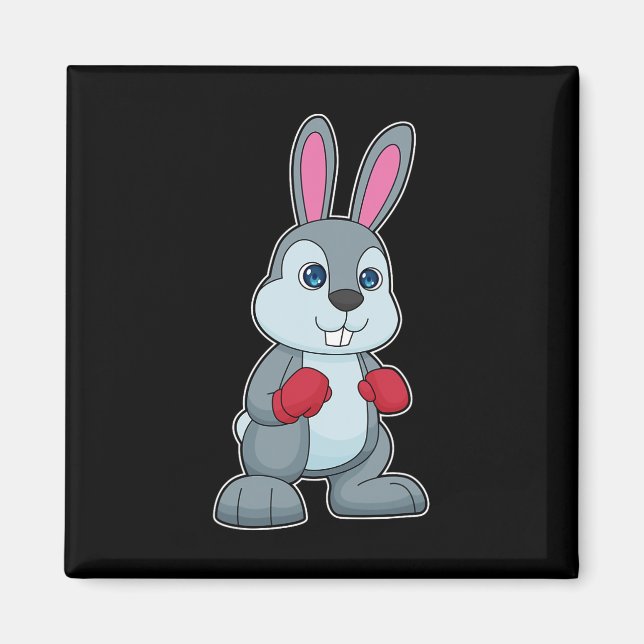 Boxhandschuhe für Kaninchen Magnet (Vorne)