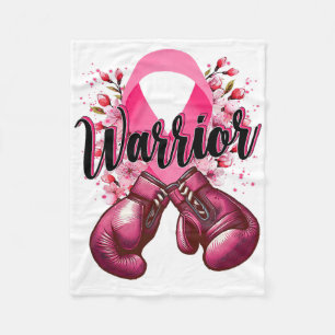 Boxhandschuhe für Krieger rosa, blühende, gespenst Fleecedecke