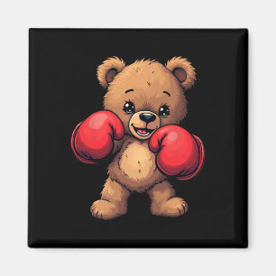 Boxhandschuhe für niedliche Bären Magnet