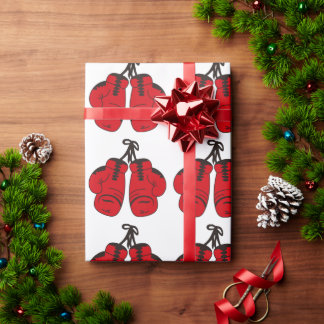 Boxhandschuhe Geschenkpapier