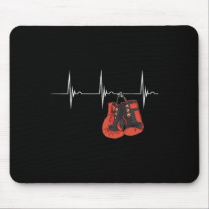 Boxhandschuhe Herzschlag Ekg Pulsschlag Mixed Mart Mousepad