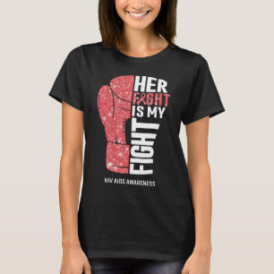 Boxhandschuhe Hiv Aids Krieger T-Shirt