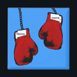 Boxhandschuhe - Individuelle Name Magnet<br><div class="desc">Boxer Glove</div>