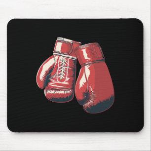 Boxhandschuhe kämpfen Sportboxstudentin Mousepad