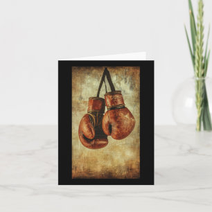 Boxhandschuhe Sport Boxer Prompt Vintagen Mixed Ma Karte