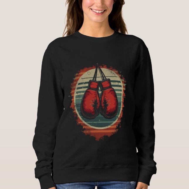 Boxhandschuhe Vintage Sweatshirt (Vorderseite)