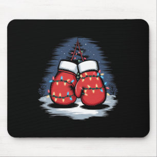 Boxhandschuhe Weihnachtsboxen Mousepad