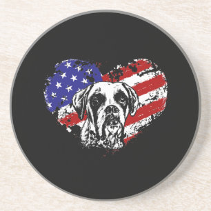 Boxherz Getränkeuntersetzer