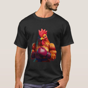 Boxhühner Boxer Kickboxer Mixed Martial Arts Kämpf T-Shirt