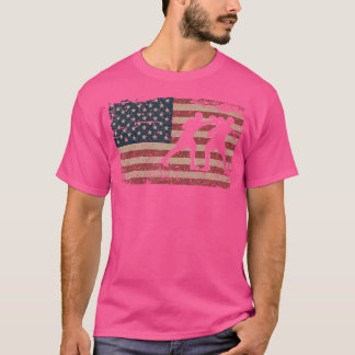 Boxing America Flag Patriotic Gym Boxer T-Shirt