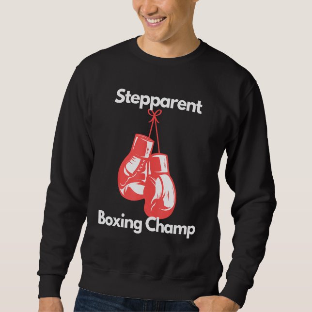 Boxing Champ Stepparent Boxing Gloves Niece Day Sweatshirt (Vorderseite)