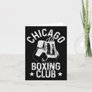 Boxing Chicago Vintag Boxing Club Karte