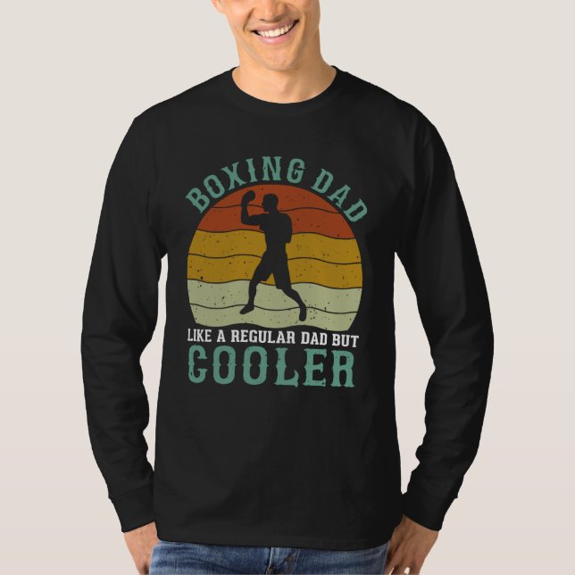 Boxing dad dad Boxer Boxing Coach Fathers Day T-Shirt (Vorderseite)