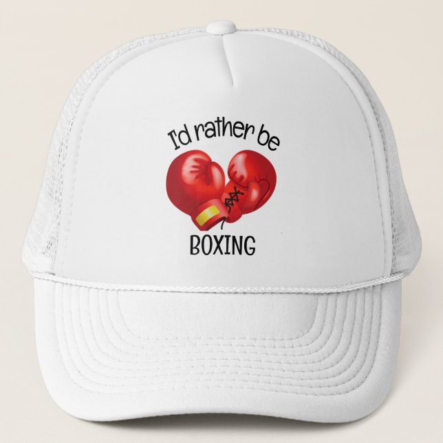 Boxing-Designerhut Truckerkappe (Vorderseite)