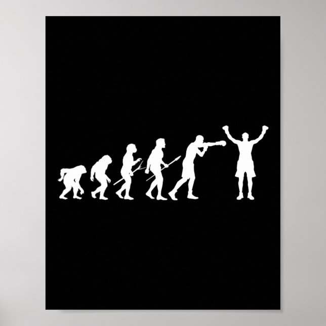 Boxing Evolution - Boxing Lover Boxer Kickboxing F Poster (Vorne)