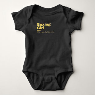 Boxing Girl - Boxing Baby Strampler