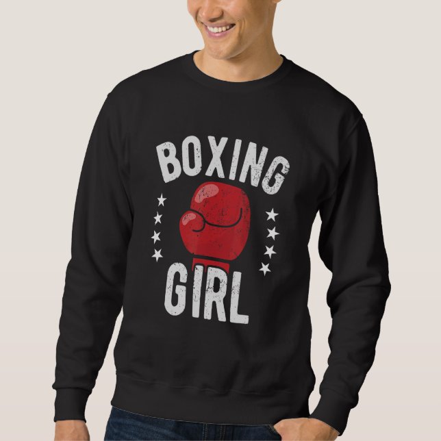 Boxing Girl - Boxing Sweatshirt (Vorderseite)