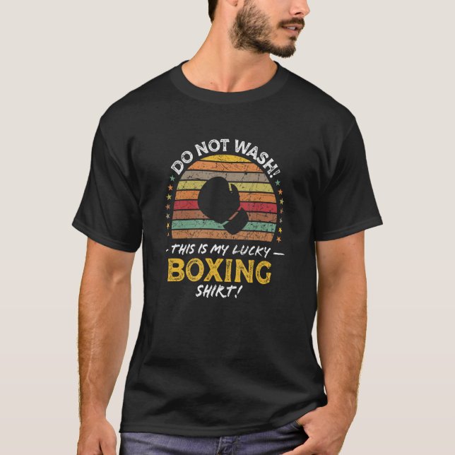 Boxing Glove Cool Boxer Quote Graphic T-Shirt (Vorderseite)