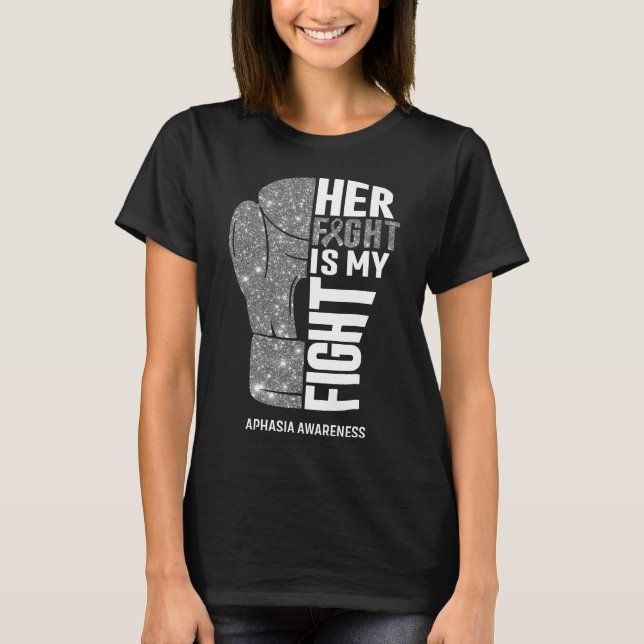 Boxing Gloves Aphasia Warrior T-Shirt (Vorderseite)