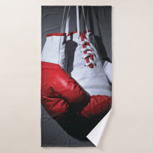 Boxing gloves badehandtuch