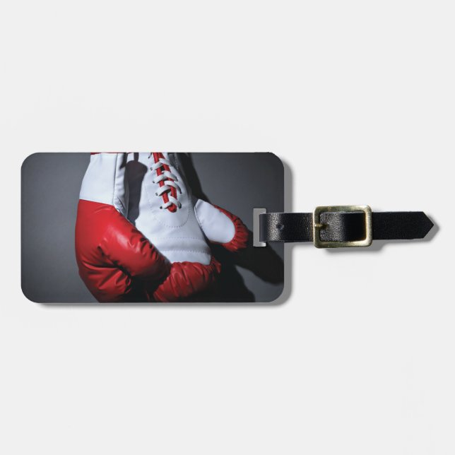 Boxing Gloves Gepäckanhänger (Vorderseite horizontal)