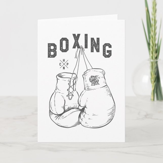 Boxing Gloves Karte (Vorderseite)