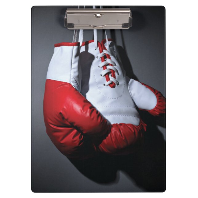 Boxing Gloves Klemmbrett (Vorderseite)