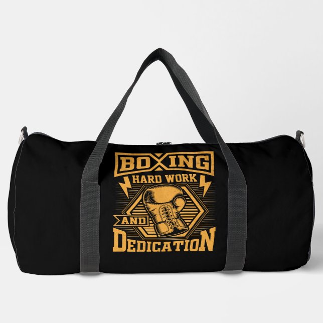 Boxing Hard Work And Dedication  Duffle Bag (Vorderseite)