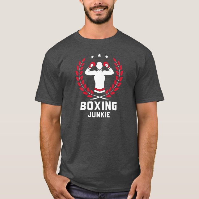 Boxing Junkie Dark T-Shirt (Vorderseite)