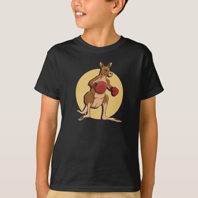Boxing Kangaroo T-Shirt (Vorderseite)