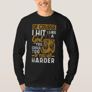 Boxing Kickboxer Gym Boxer Natürlich habe ich wie  T-Shirt