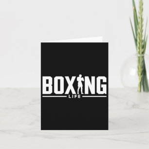 Boxing-Life Boxing-Vater Boxing Lover Boxer-Gesche Karte