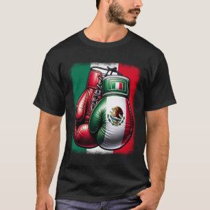 Boxing Mexico Funny mexikanisch Vintage Boxen M T-Shirt