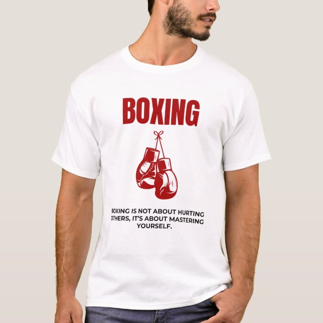 Boxing Mindset – Strength Discipline Focus T-Shirt (Vorderseite)
