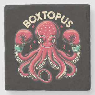 Boxing Octopus - Boxtopus Steinuntersetzer