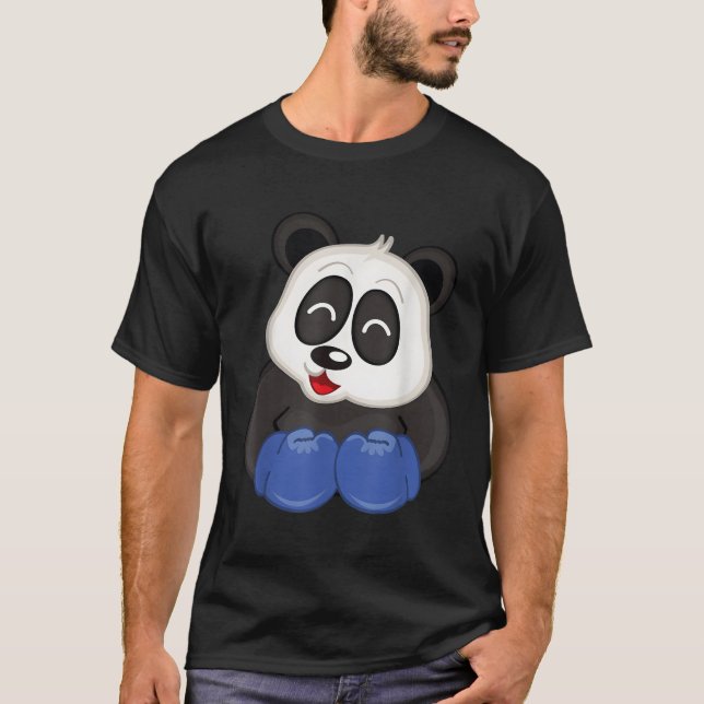 Boxing Panda Bear T-Shirt (Vorderseite)