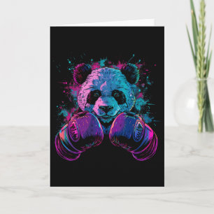 Boxing-Panda-Liebhaber Boxhandschuhe Kickboxen Lus Karte