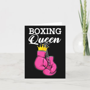 Boxing Queen Boxing Player Sport Lover Boxer Karte