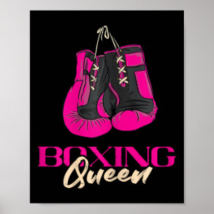 Boxing Queen Kickboxer Kickboxing Boxing Boxhandsc Poster