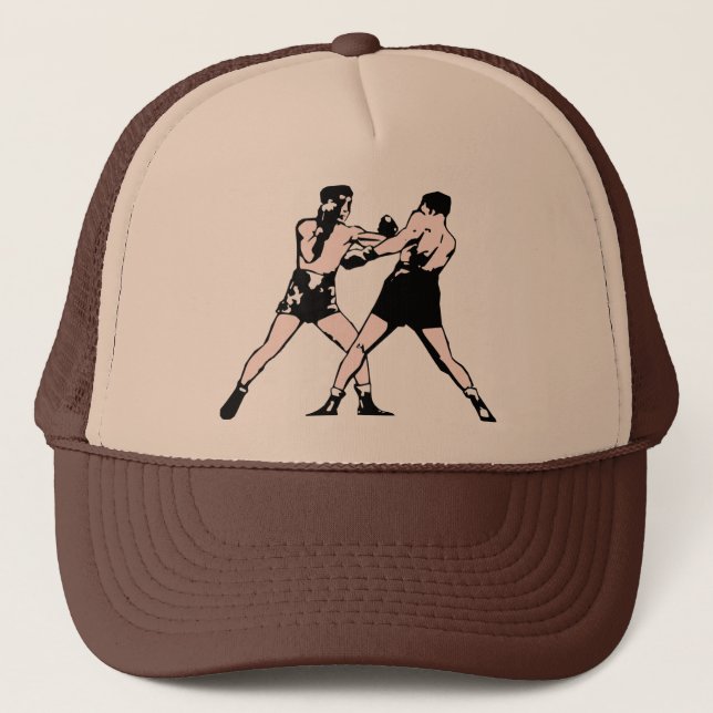 Boxing Sparring Trucker hat Truckerkappe (Vorderseite)