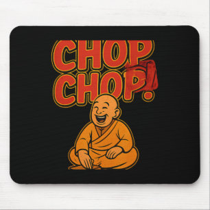 Boxing Spaß Chop Cartoon Priest Mousepad
