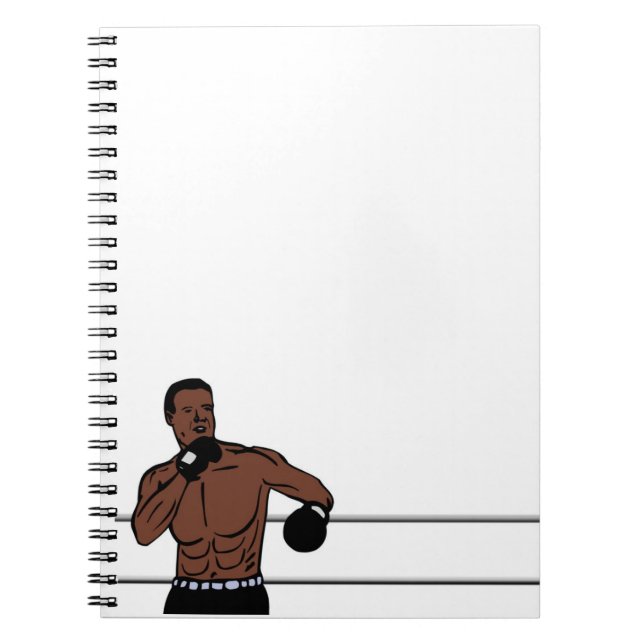 Boxing Spiral Notebook Notizblock (Vorderseite)