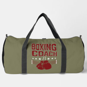 Boxing-Trainer Rote Handschuhe Duffle Bag