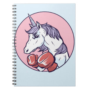 Boxing Unicorn Notizblock
