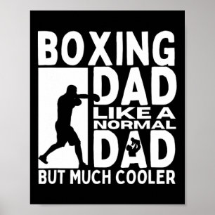 Boxing Vater Vater Zitat Funny Boxer Poster