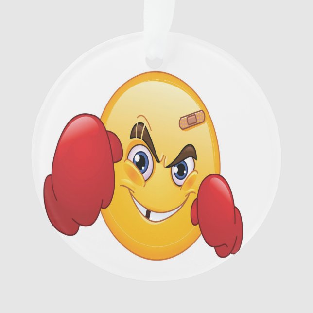 Boxkampf Sport-Ornament Ornament (Vorderseite)
